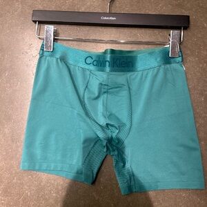 Calvin Klein Microfiber box brief micro fiber new streched  - b green